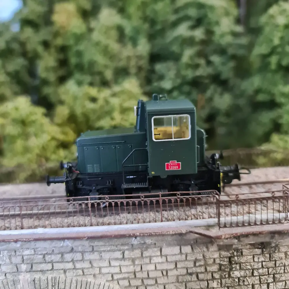 Locotracteur diesel Y-2269 - Ree Modèles MB-223 - HO 1/87 - SNCF - Ep III/IV - Analogique - 2R - 5