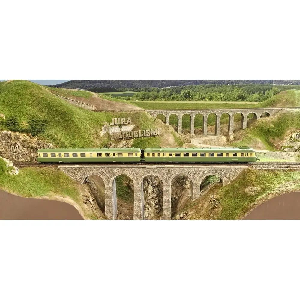 Autorail RGP 2 X-2705 Lyon-Vaise - Analogique - REE MODELES MB172 SNCF - HO - EP III - 6