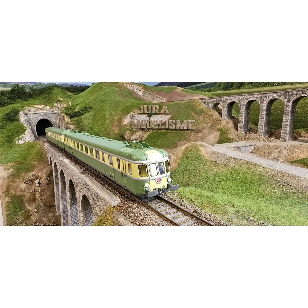 Autorail RGP 2 X-2705 Lyon-Vaise - Analogique - REE MODELES MB172 SNCF - HO - EP III - 7