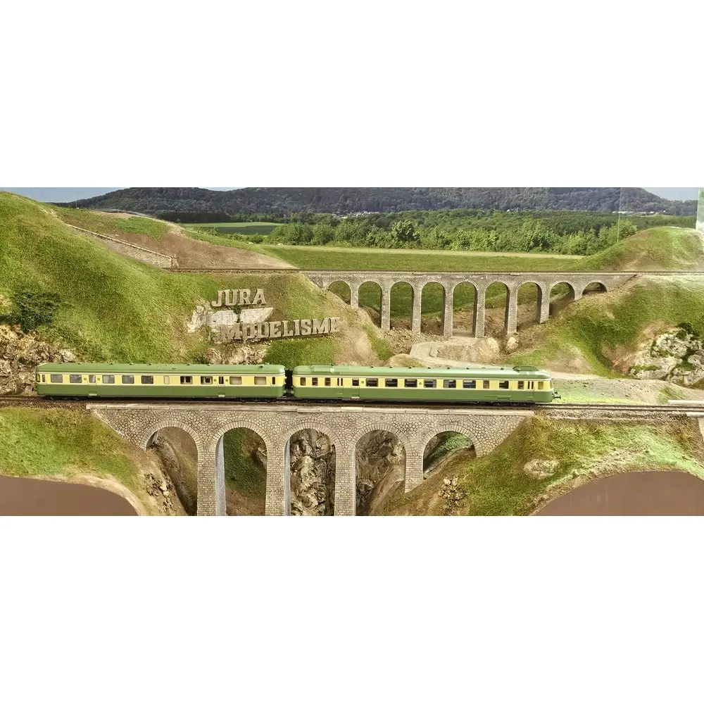 Autorail RGP 2 X-2705 Lyon-Vaise - Analogique - REE MODELES MB172 SNCF - HO - EP III - 8