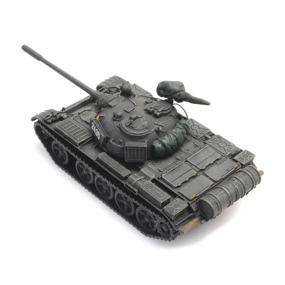 Char transport ferroviaire T-55A NVA, prêt à l'emploi - Artitec 6870234 - HO 1/87 - 8