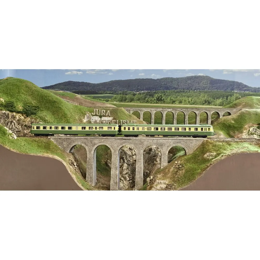 Autorail RGP 2 X-2705 Lyon-Vaise - Analogique - REE MODELES MB172 SNCF - HO - EP III - 11