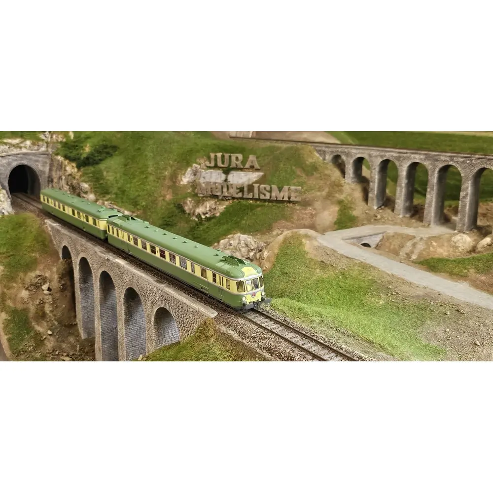 Autorail RGP 2 X-2705 Lyon-Vaise - Analogique - REE MODELES MB172 SNCF - HO - EP III - 9