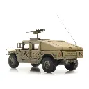 Véhicule militaire US HMMWV Desert blindé .50 MG, prêt à l'emploi - Artitec 6870538 - HO 1/87 - 3