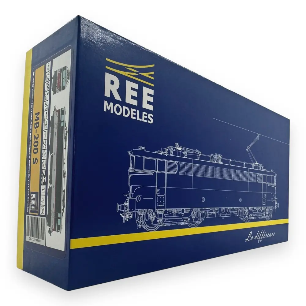 Locomotive électrique BB 16027 - DCC SON - REE Modèles MB200S - HO - SNCF - EP V - 4