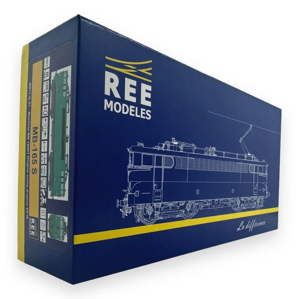 Locomotive électrique BB 16001 - DCC SON - REE Modèles MB165S - HO - SNCF - EP III - 4