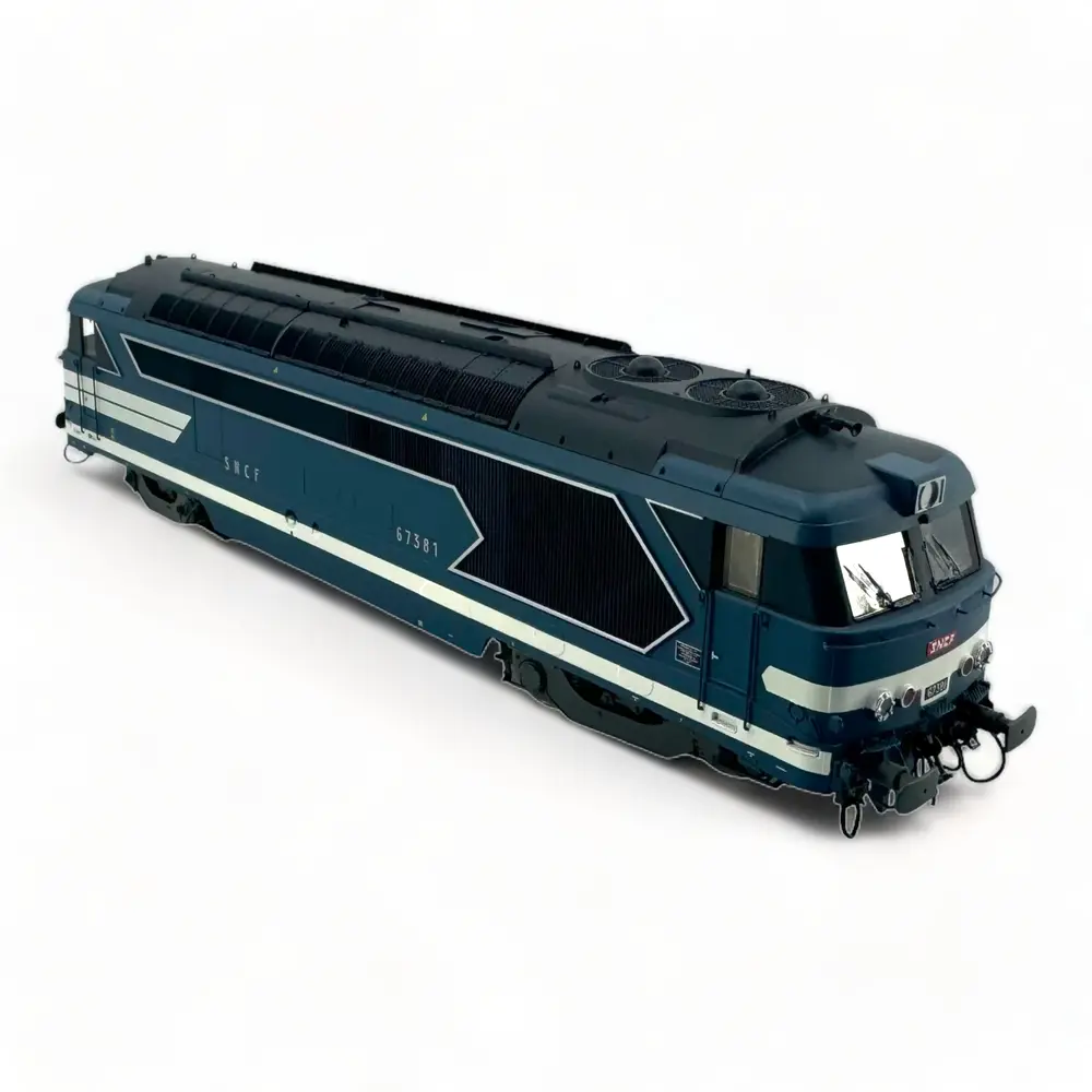 Locomotive Diesel BB 67381 Analogique - REE Modèles MB151- HO 1/87 - SNCF - EP IV - 3
