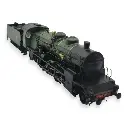 Locomotive à vapeur 5-141 D -Analogique - REE MODELES MB160 - SNCF - HO 1/87 - 2
