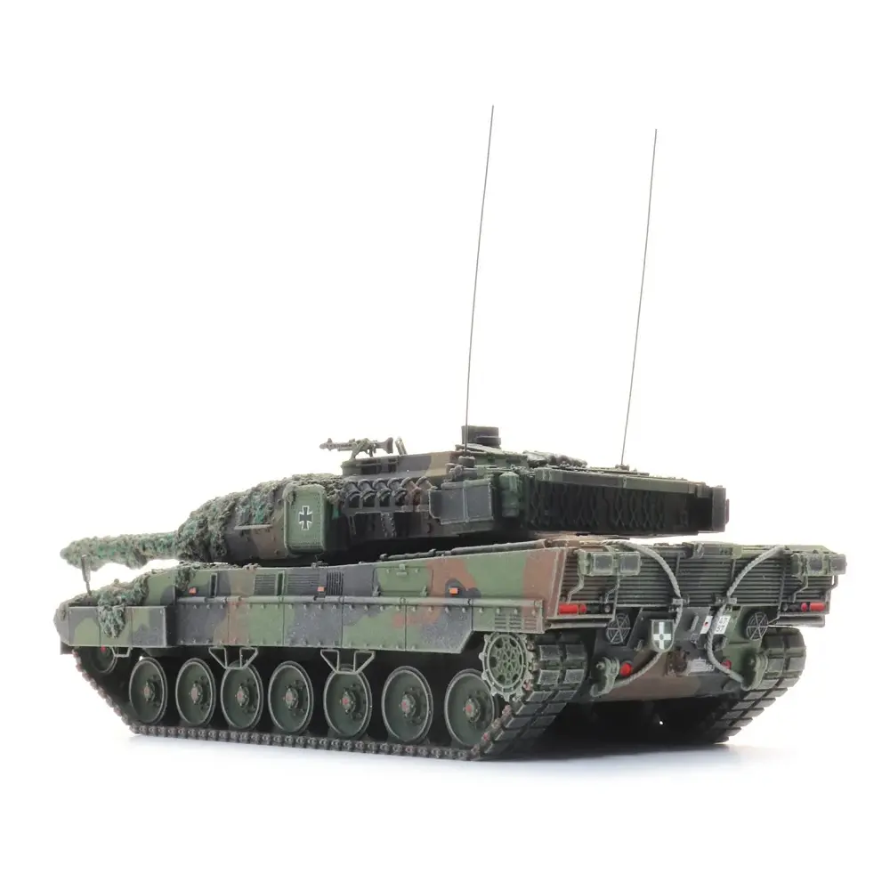 Bundeswehr Leopard 2A7 Flecktarnung Gefechtsklar - Artitec 6870671 - HO 1/87 - 6