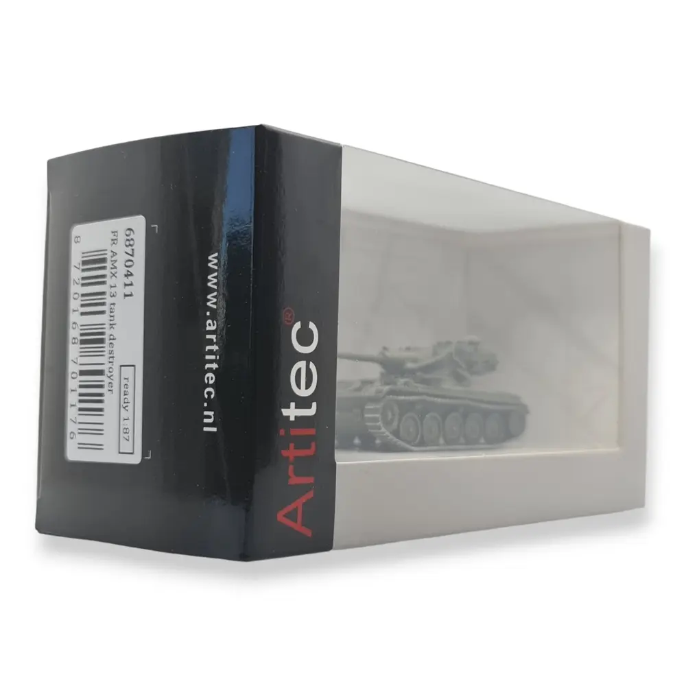 Chasseur de chars AMX 13 - ARTITEC 6870411 - Vert - HO : 1/87  - 6