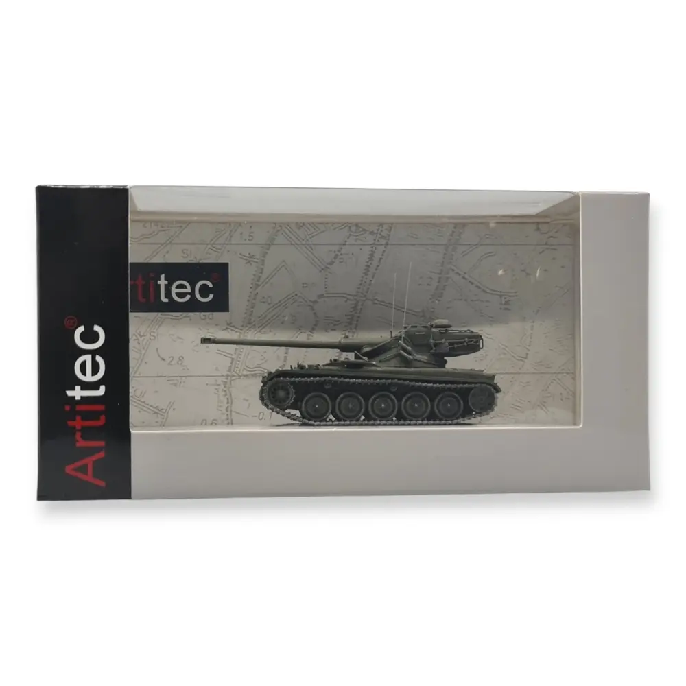 Chasseur de chars AMX 13 - ARTITEC 6870411 - Vert - HO : 1/87  - 7