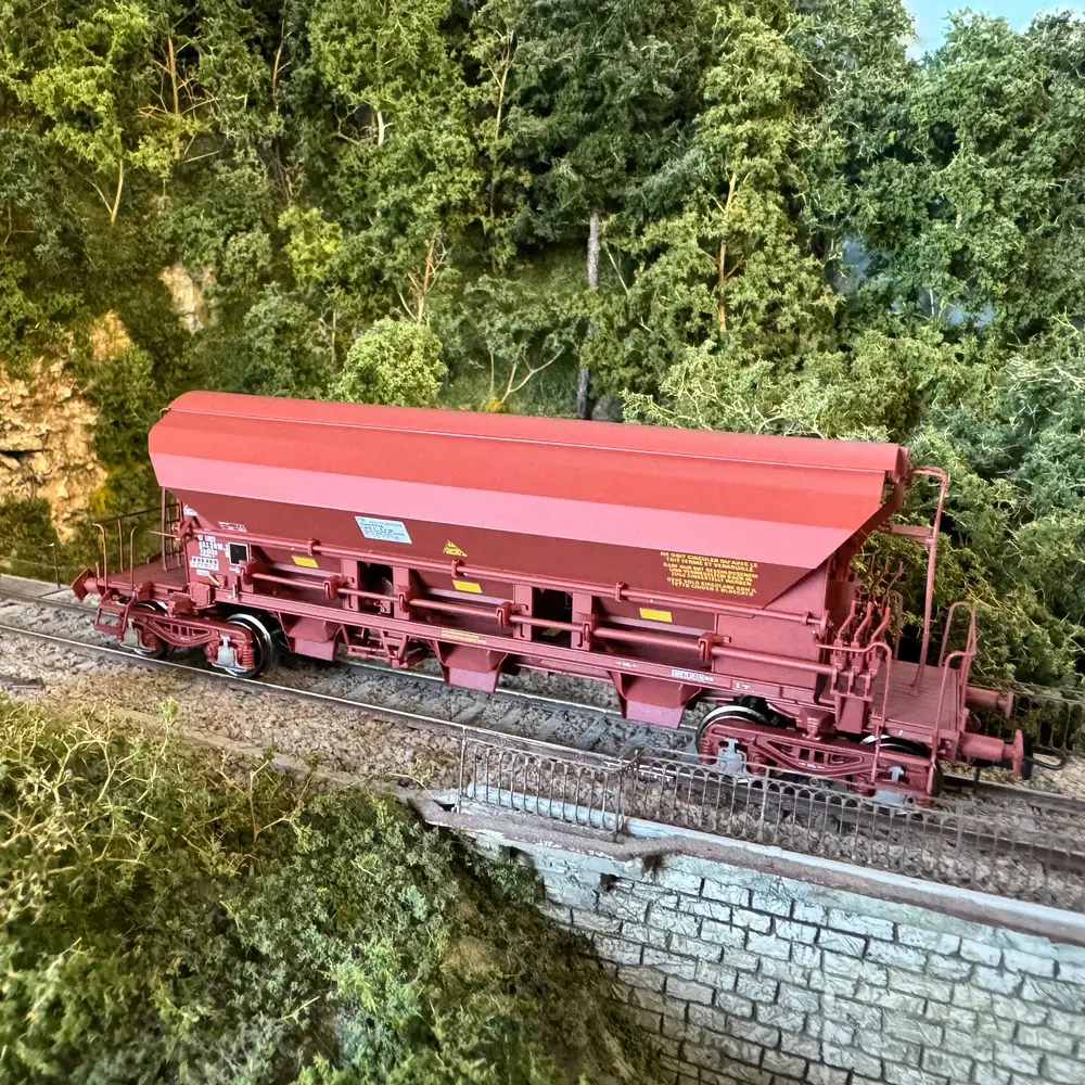 Wagon Trémie T8 Tadkks - REE Modèles WB845 - HO 1/87 - SNCF - EP VI - 5