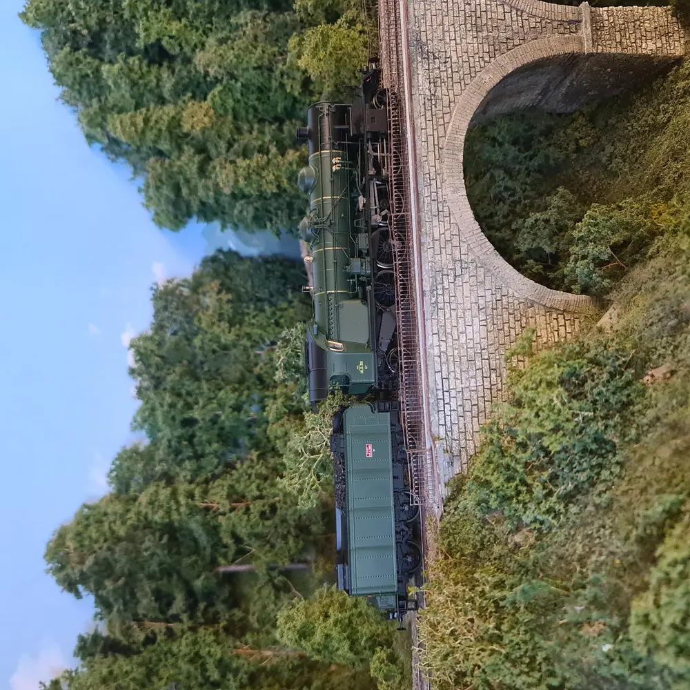 Locomotive à vapeur 5-141 D - Ree Modèles MB160SAC - HO 1/87 - SNCF - Ep III - Digital sound fumigène - 3R - 5