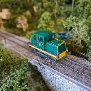 Locotracteur MOYSE 32 TDE - Vert Bande jaune -Dcc Son- REE MODELES MB219S - SNCF - 5