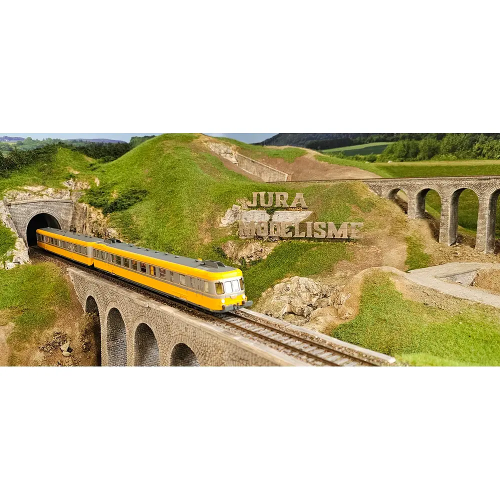 Autorail RGP 2 X-2706 Orange & Béton - Ree modèles MB175SAC - SNCF - HO - EP IV - Digital sound - 3R - 6