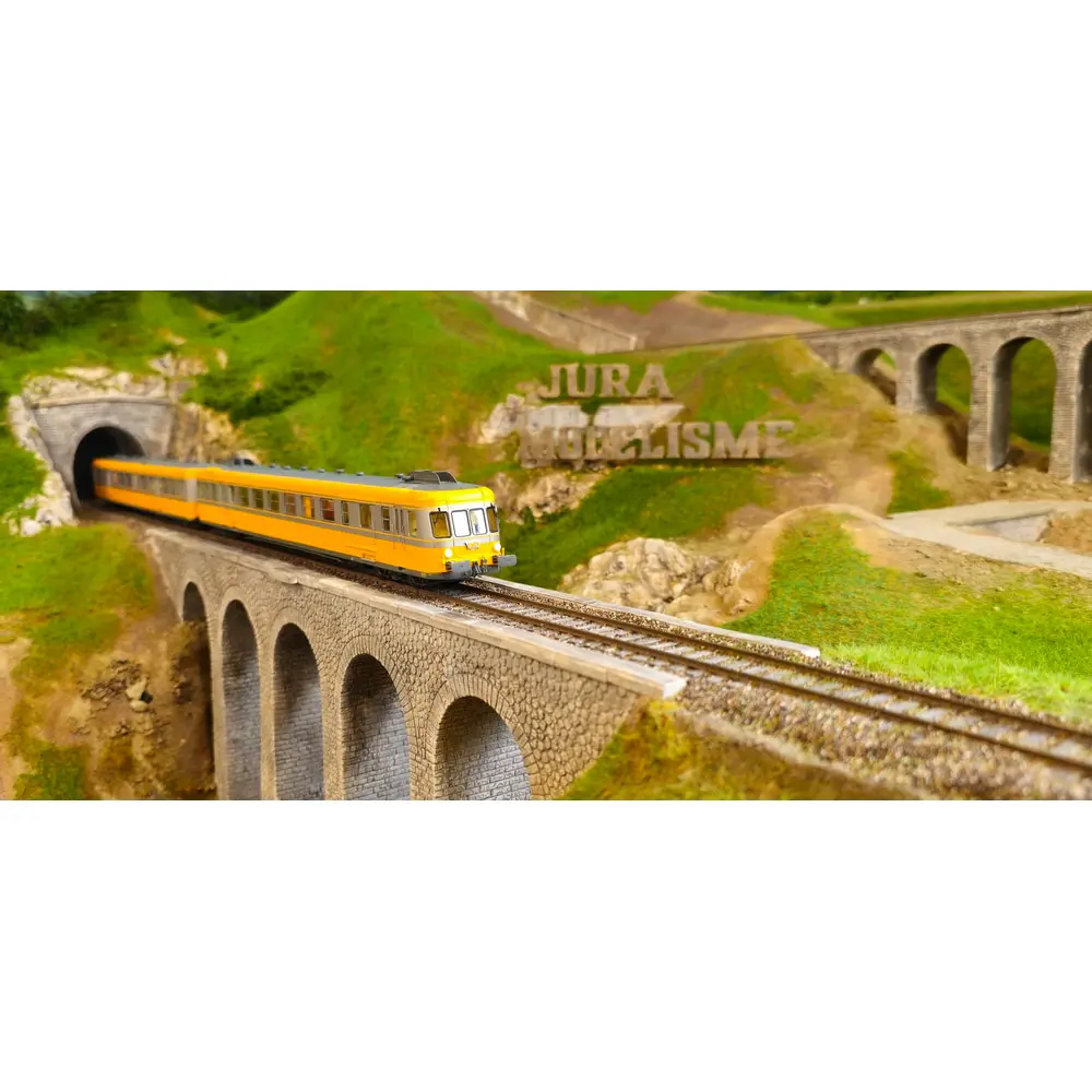 Autorail RGP 2 X-2706 Orange & Béton - Ree modèles MB175SAC - SNCF - HO - EP IV - Digital sound - 3R - 13