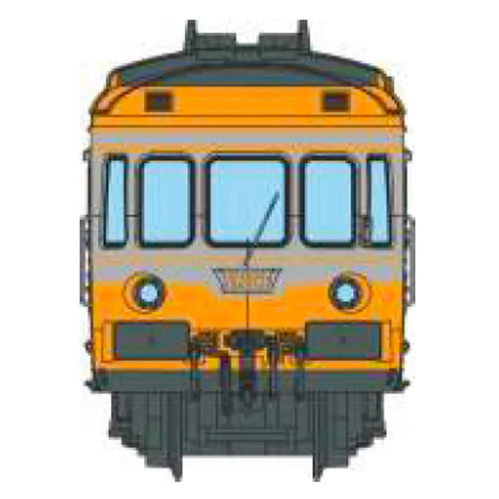 Autorail RGP 1 orange et gris métallisé, XBD 2724 + remorque XRABx 7724 - Ree Modèles NW360S - N 1/160 - SNCF - Ep IV - Digital sound - 2R - 2