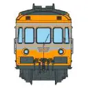 Autorail RGP 1 orange et gris métallisé, XBD 2724 + remorque XRABx 7724 - Ree Modèles NW360S - N 1/160 - SNCF - Ep IV - Digital sound - 2R - 2