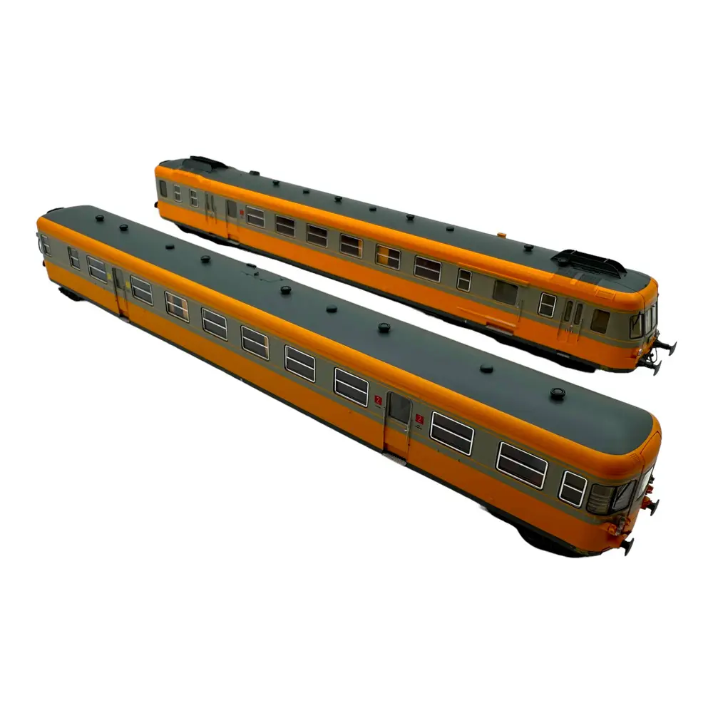 Autorail RGP 2 X-2706 Orange & Béton - Ree modèles MB175SAC - SNCF - HO - EP IV - Digital sound - 3R - 2