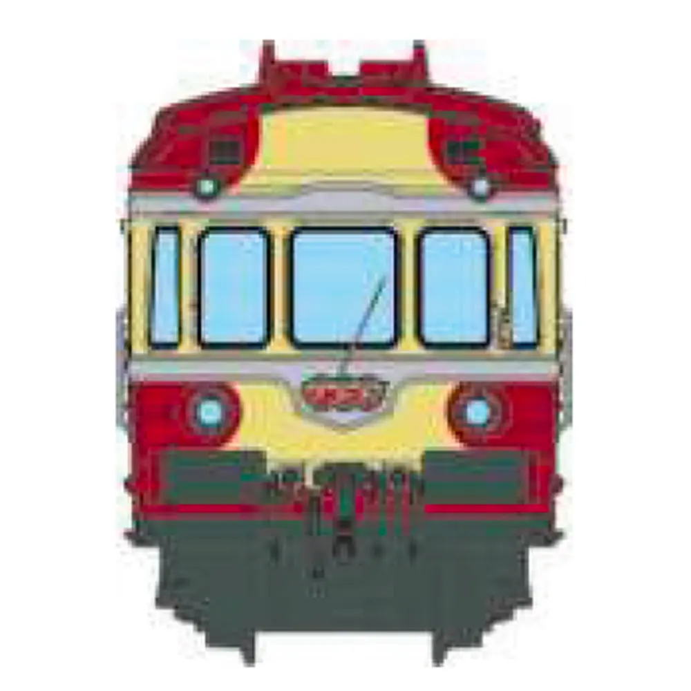 Autorail RGP 1 rouge TEE, X 2774 + remorque XR 7774, 2 phares avec fanaux d'angle - Ree Modèles NW357S - N 1/160 - SNCF - Ep III -Digital sound - 2R - 2