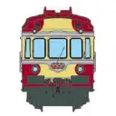 Autorail RGP 1 rouge TEE, X 2774 + remorque XR 7774, 2 phares avec fanaux d'angle - Ree Modèles NW357S - N 1/160 - SNCF - Ep III -Digital sound - 2R - 2