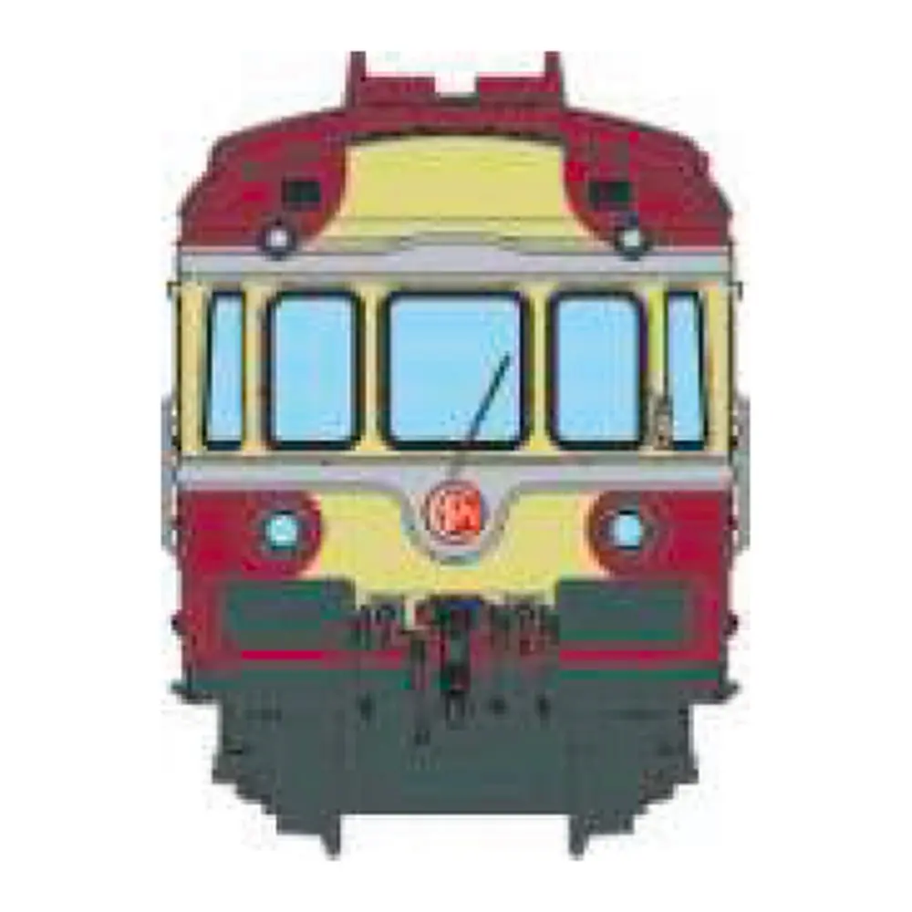 Autorail RGP 1 rouge, X 2775 + remorque XR 7775, 2 phares avec fanaux d'angle - Ree Modèles NW358S - N 1/160 - SNCF - Ep III - Digital sound - 2R - 2