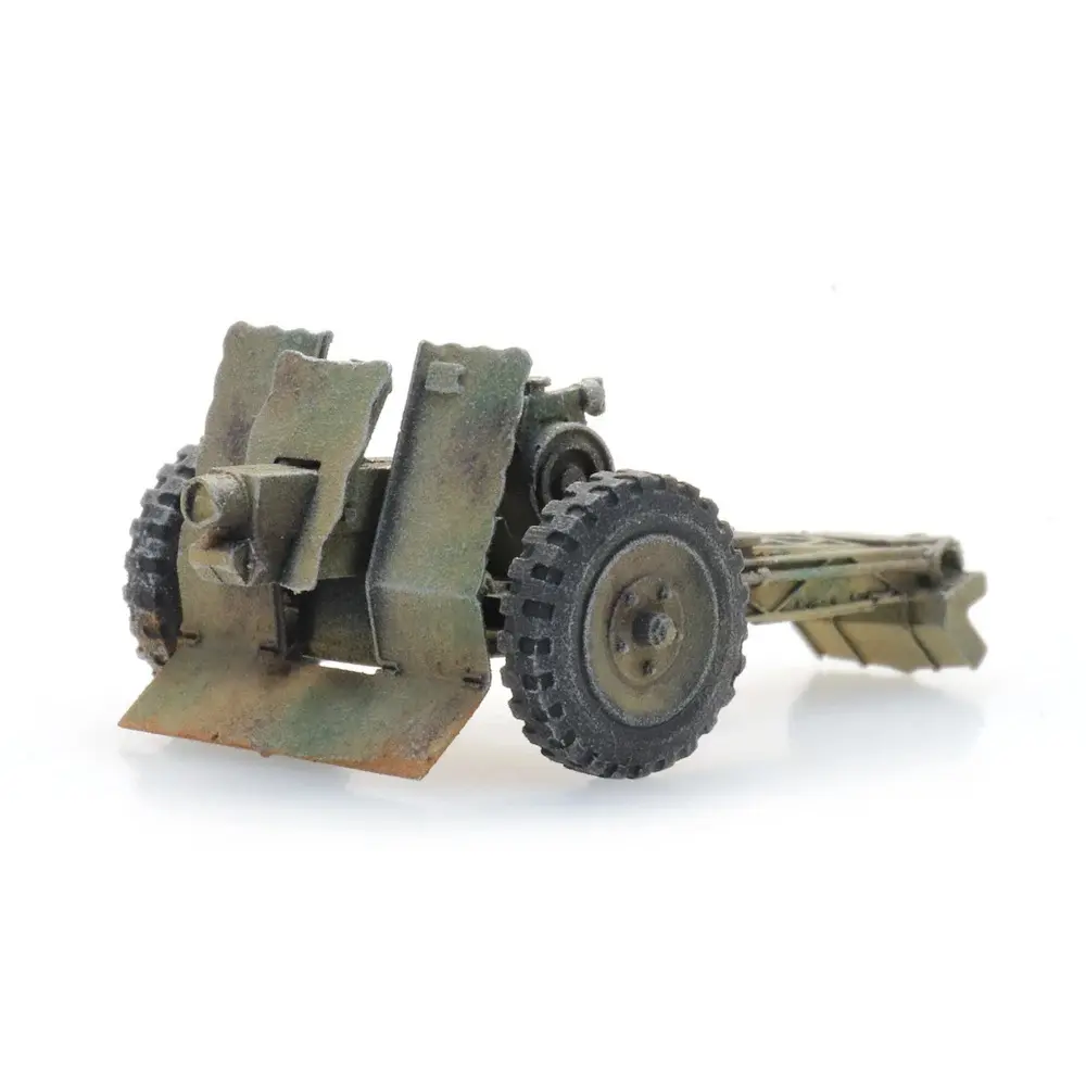 Canon leIG 18 camouflage 7,5cm - Artitec 6870572 - HO 1/87 - 3