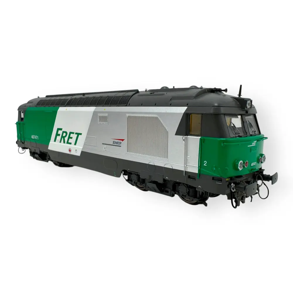 Locomotive diesel BB 67471 Fret - Ree Modèles MB241SAC - HO 1/87 - SNCF - Ep V - Digital sound fumigène - 3R - 2