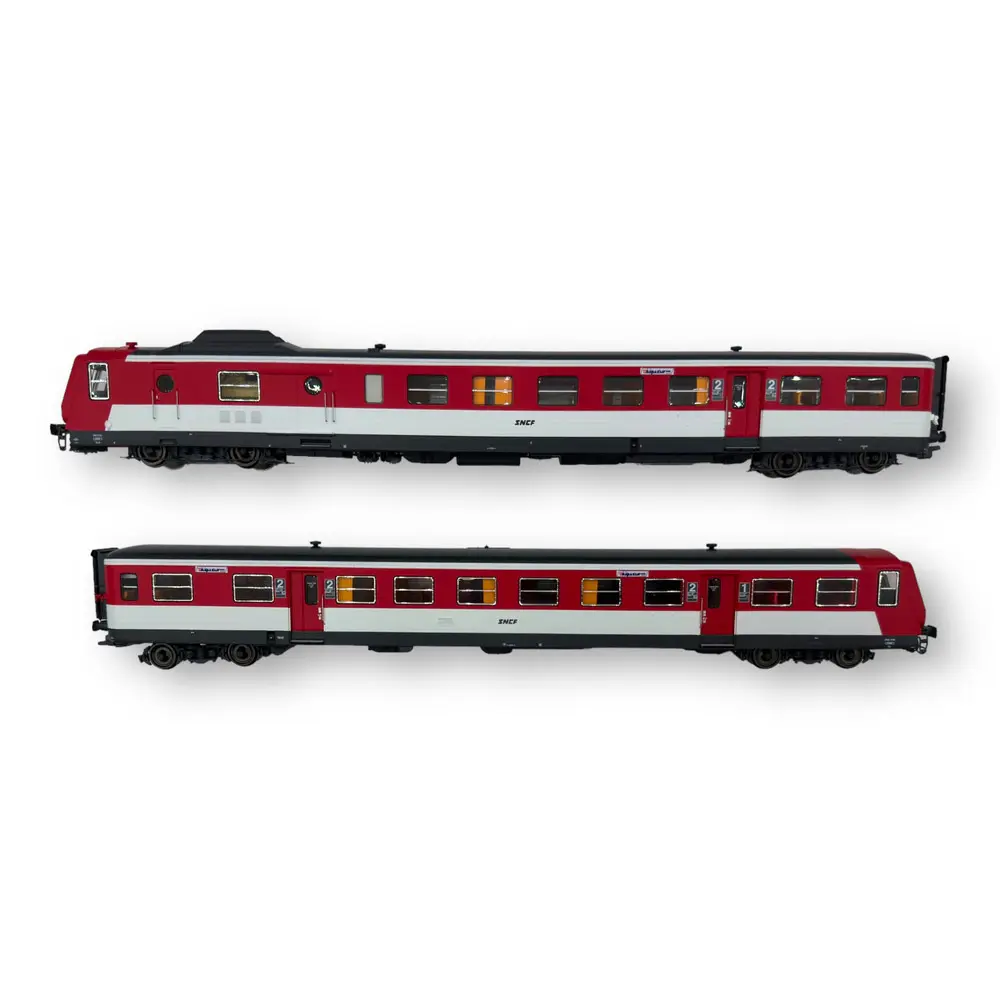 Autorail RGP 1 X-2730 ALPAZUR - REE MODELES MB191SAC SNCF - HO 1/87 - EP IV - ACC Sound  - 3