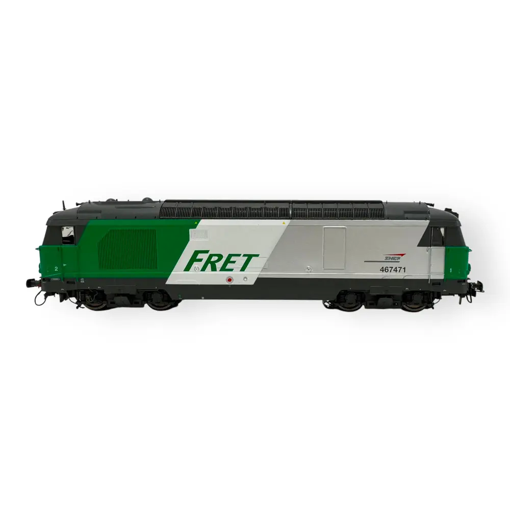 Locomotive diesel BB 67471 Fret - Ree Modèles MB241SAC - HO 1/87 - SNCF - Ep V - Digital sound fumigène - 3R - 3