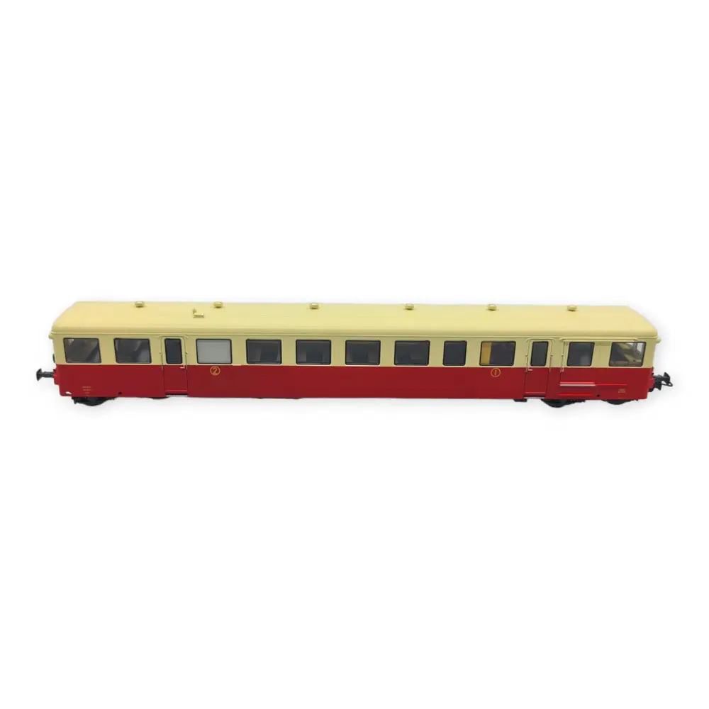 Remorque XR-7405 Rouge/Crème "LIMOGE" REE MODELES VB443 - SNCF - HO 1/87 - 3