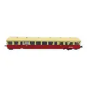Remorque XR-7405 Rouge/Crème "LIMOGE" REE MODELES VB443 - SNCF - HO 1/87 - 3