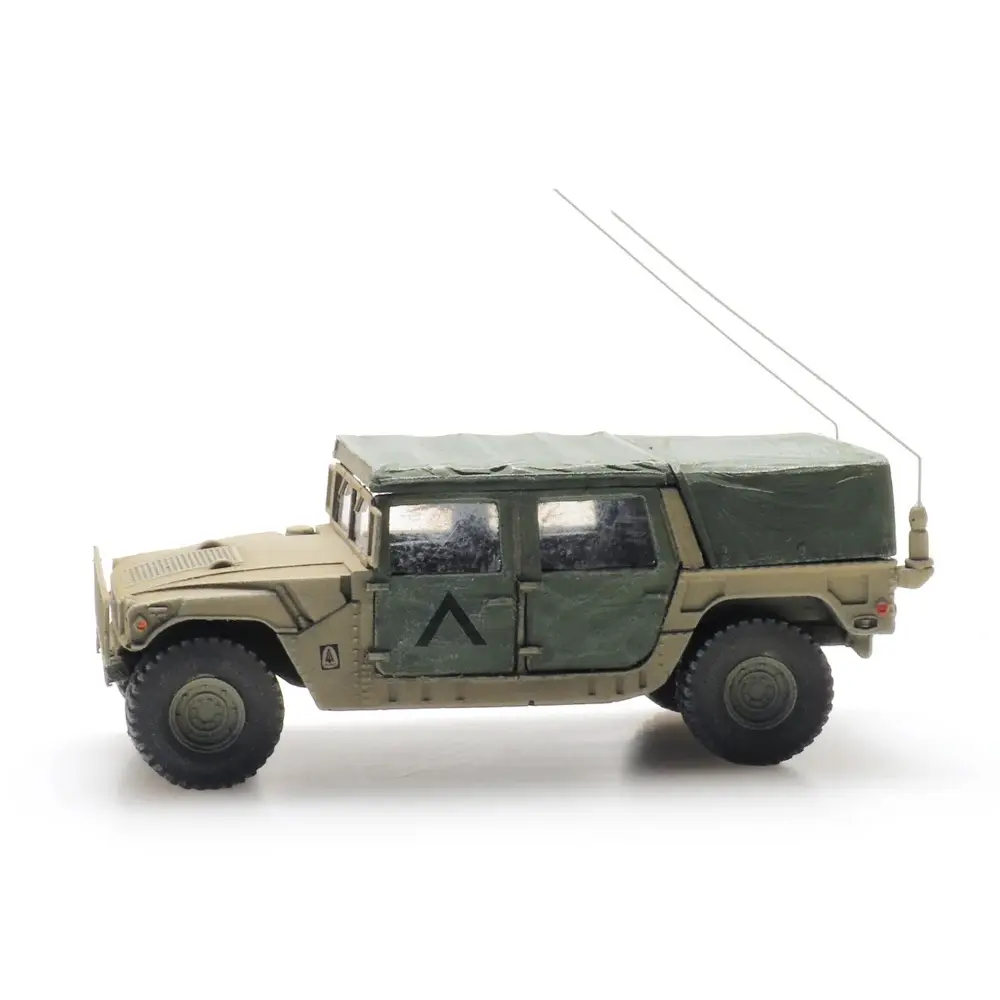 Jeep Humvee du désert des États-Unis - Artitec 6870540 - HO 1/87 - 7