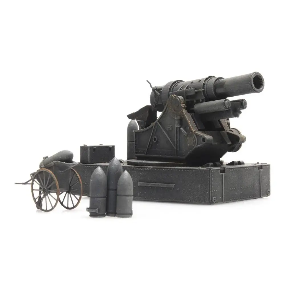Skoda 30,5 cm Belagerungsmörser M1916, prêt à l'emploi - Artitec 6870254 - HO 1/87 - 7