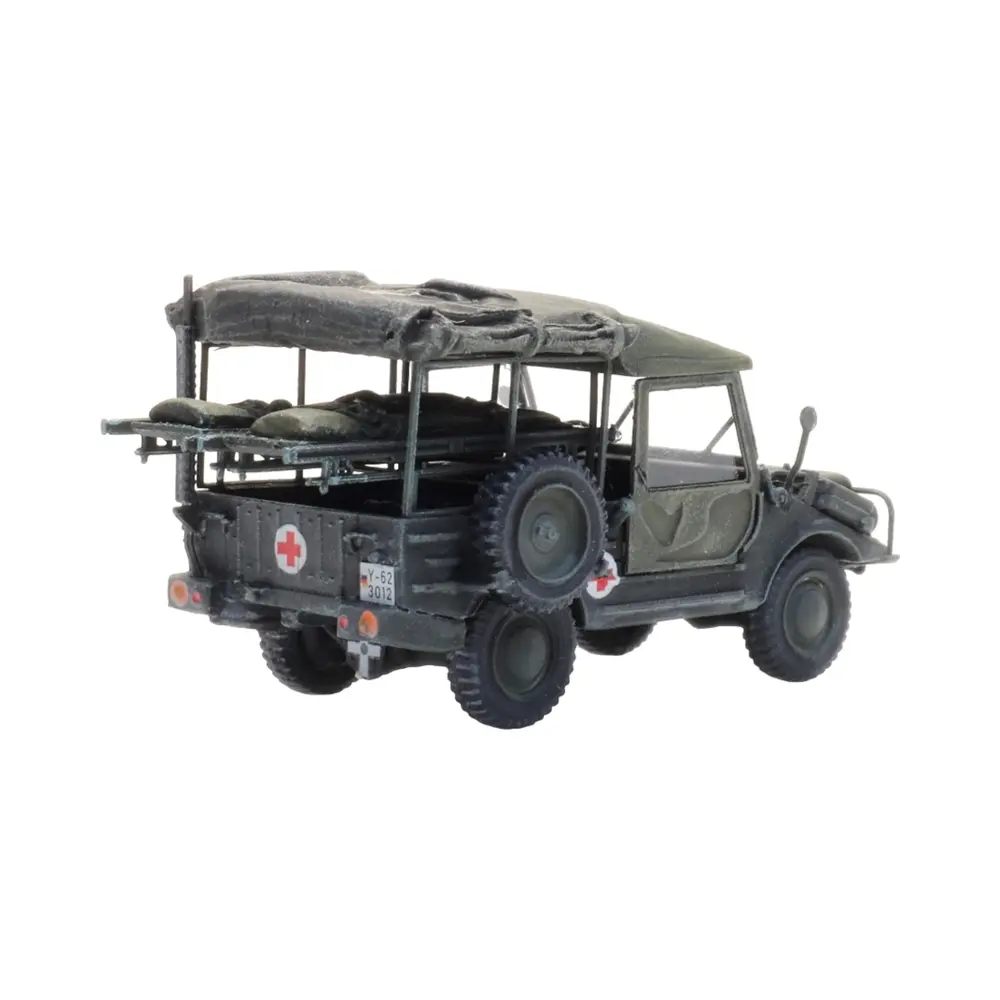 Véhicule militaire BRD DKW Munga F91/8 - ARTITEC 6870452 - HO 1/87 - version médicale - 2