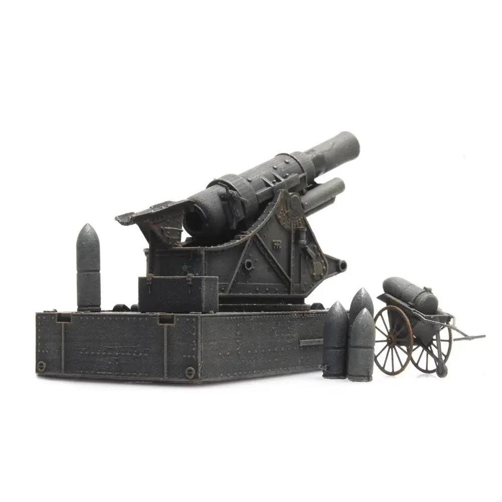 Skoda 30,5 cm Belagerungsmörser M1916, prêt à l'emploi - Artitec 6870254 - HO 1/87 - 2