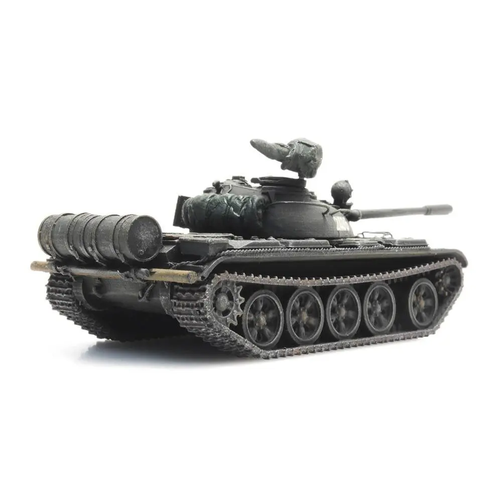 Char transport ferroviaire T-55A NVA, prêt à l'emploi - Artitec 6870234 - HO 1/87 - 4