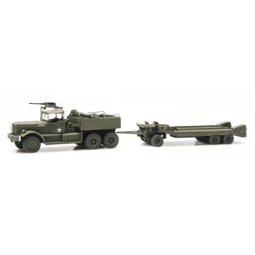 M19 Diamond T avec remorque de l'armée britannique - Artitec AR6870281 - HO 1/87 - 4
