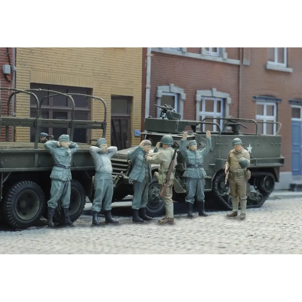 Prisonniers de Guerre de la Wehrmacht + Gardes de l'armée Américaine - Artitec 5720012 - 1/72 - 3