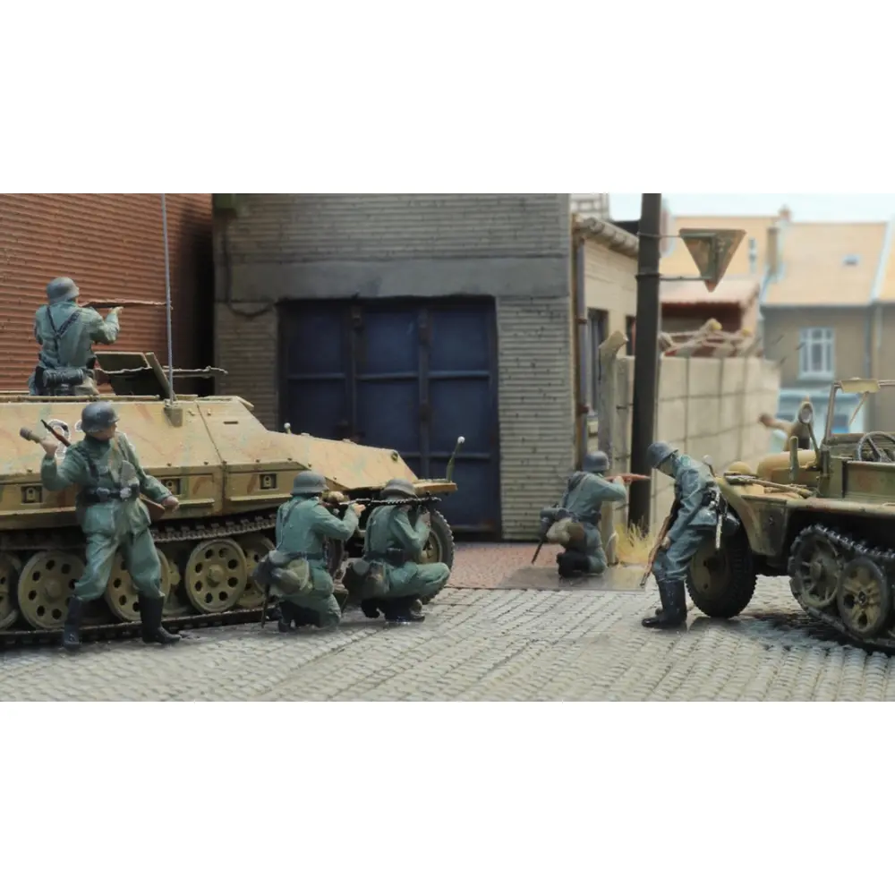 L'infanterie de la Wehrmacht sous le feu - 6 personnages - ARTITEC 5720006 - 1/72   - 5