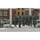 Infanterie de la Wehrmacht en marche vers la ligne de front - 6 personnages - ARTITEC 5720005 - 1/72 - 5
