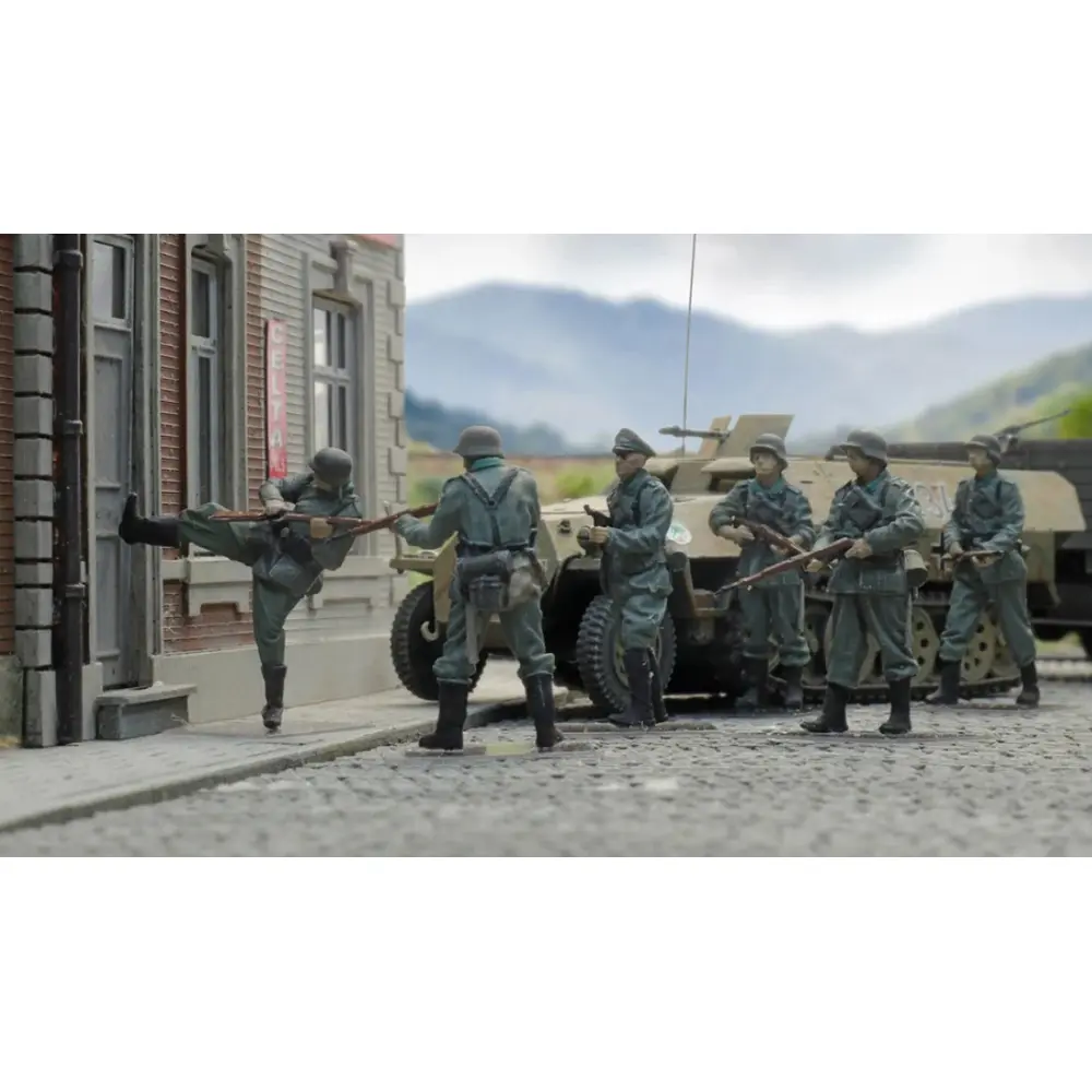Porte d'entrée de l'infanterie de la Wehrmacht - 6 personnages - ARTITEC 5720004 - 1/72   - 5