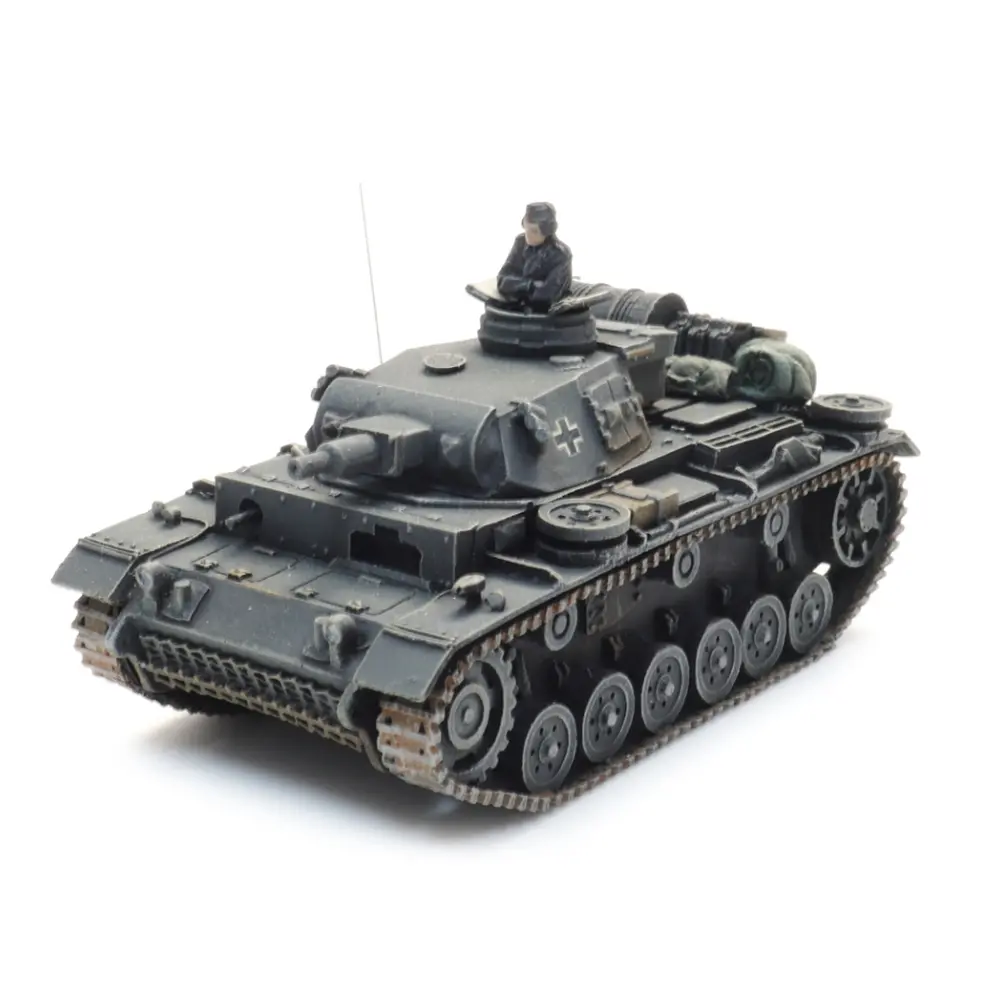 Équipage de char de la Wehrmacht - 4 personnages sans jambes - ARTITEC 5720010 - 1/72   - 5