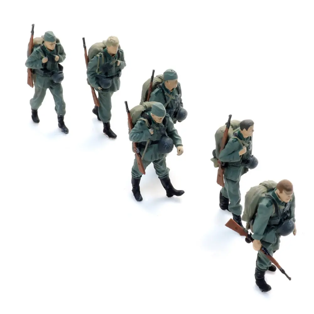 Infanterie de la Wehrmacht en longue marche - 6 personnages - ARTITEC 5720002 - 1/72 - 3