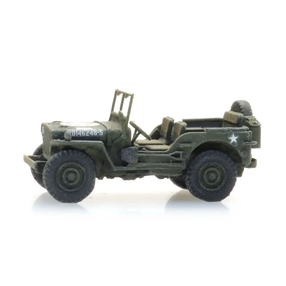 Jeep Willys américaine - Artitec 6160108 - N 1/160 - 3