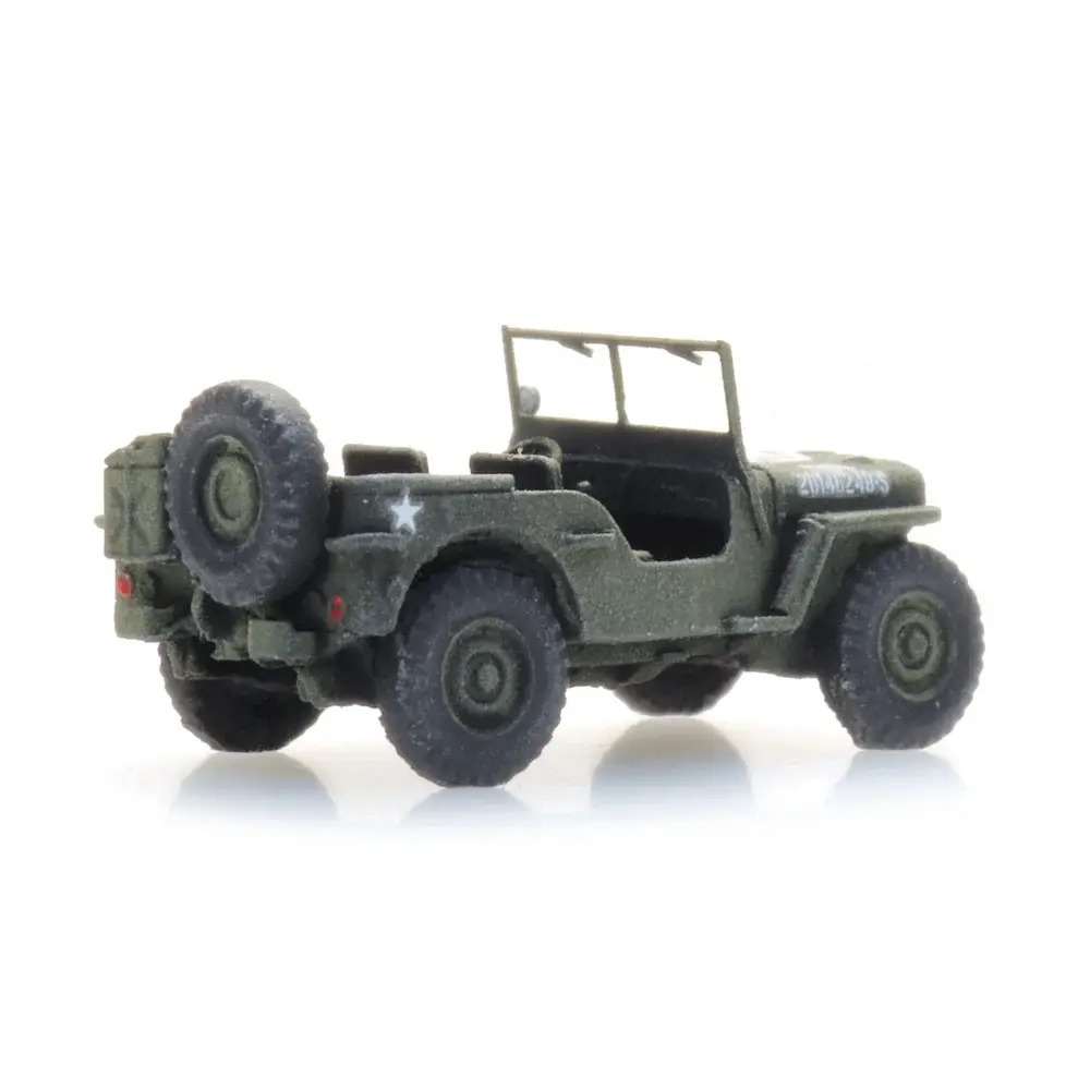 Jeep Willys américaine - Artitec 6160108 - N 1/160 - 6