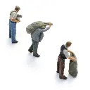 Les charbonniers - 3 personnages - ARTITEC 5220023 - Z 1/220 - 4