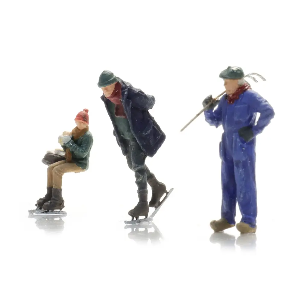 Scène de patinage sur la glace - Artitec 5870125 - HO 1/87 - 3