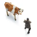 Fermier avec vache obstinée - ARTITEC 5220014 - Z 1/220  - 3