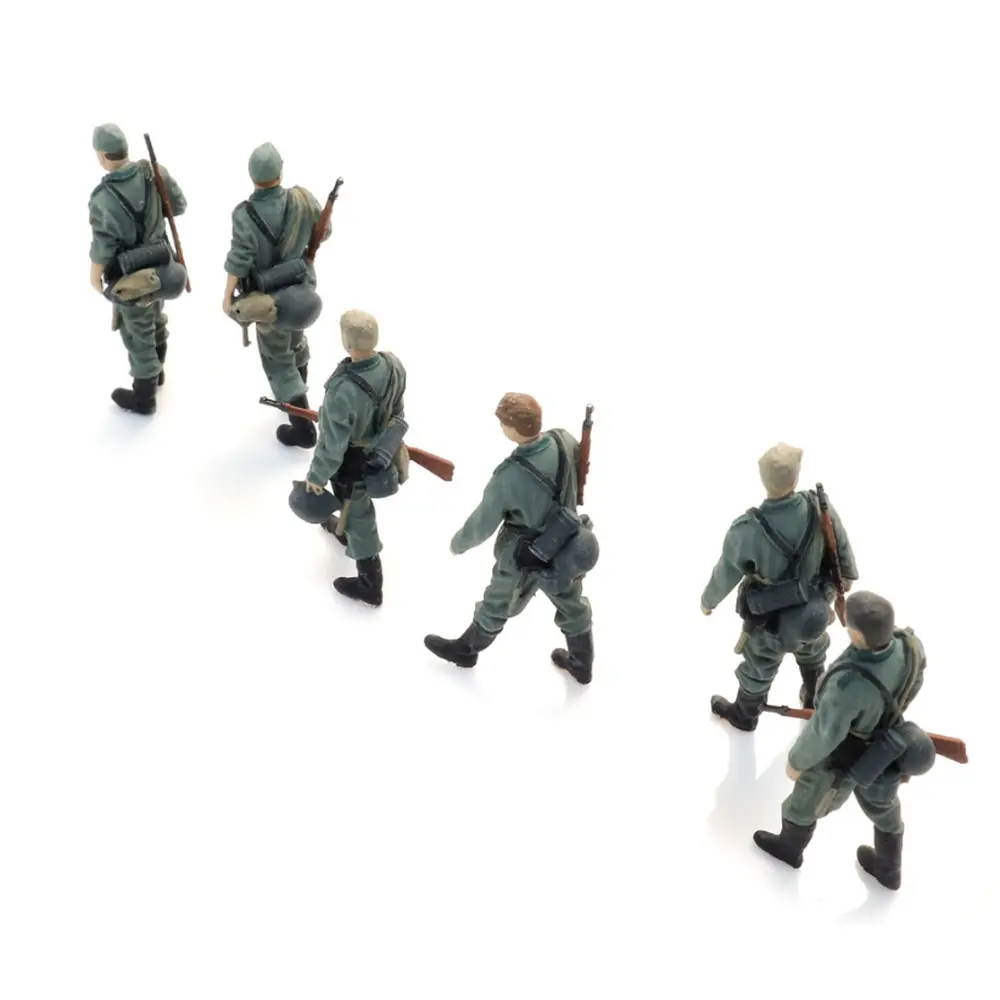 Infanterie de la Wehrmacht marchant - 6 personnages - ARTITEC 5720003 - 1/72  - 5